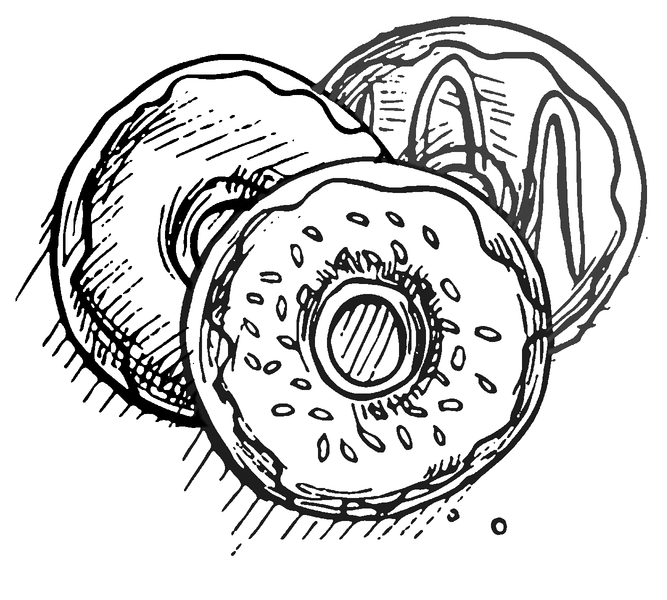 Boulangerie Banette Boulangerie A Lagord 17 Pngtree—black Hand Drawn Sesame On 4938729